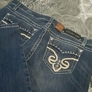 Embellished jeans